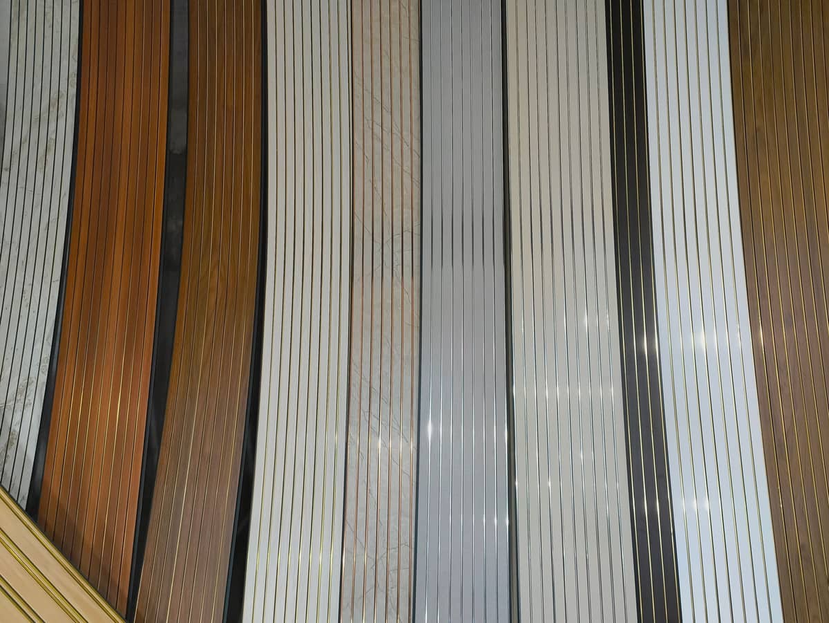 Fluted wall panels interior design